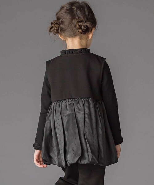 「BeBe Petits Pois Vert」 「KIDS」セットアップ 130cm ブラック キッズ_画像5