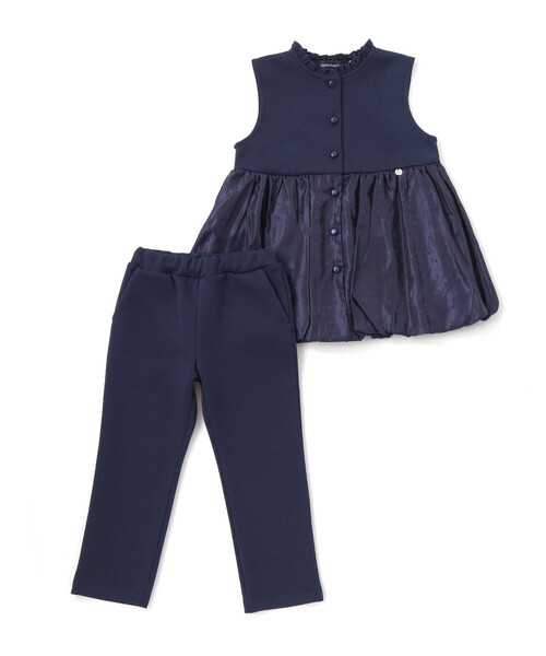 「BeBe Petits Pois Vert」 「KIDS」セットアップ 130cm ブラック キッズ_画像6