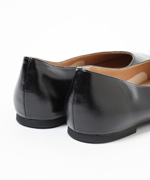 「GLOBAL WORK」 フラットパンプス MEDIUM シルバー レディース_画像9
