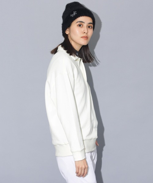 「beats per minute」 長袖ポロシャツ S ブラック レディース_画像3