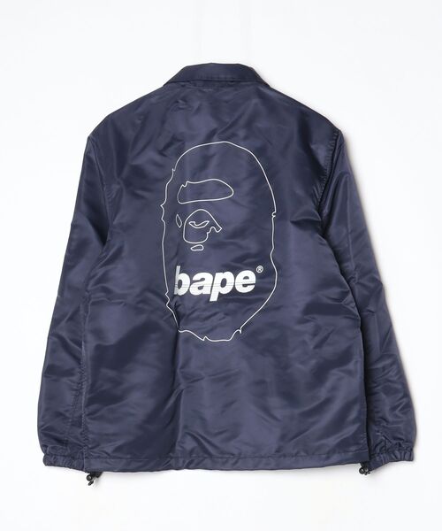 A BATHING APE（アベイシングエイプ） コーチジャケット S ネイビー