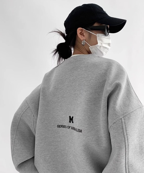 「FUNALIVE」 「ABETTOR」長袖Tシャツ M グレー メンズ_画像5