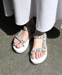 「Teva」 フラットサンダル 7 グレー レ...の詳細画像2