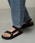 「Teva」 フラットサンダル 7 グレー レ...の詳細画像3