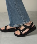 「Teva」 フラットサンダル 7 グレー レ...の詳細画像4