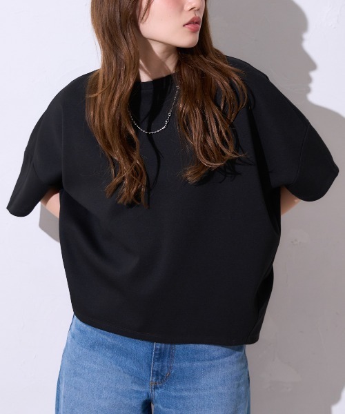 tシャツ 「初秋にも使える新色登場」5分袖オーバーサイズTシャツ レディース | TRIANGLE PALETTE | 11