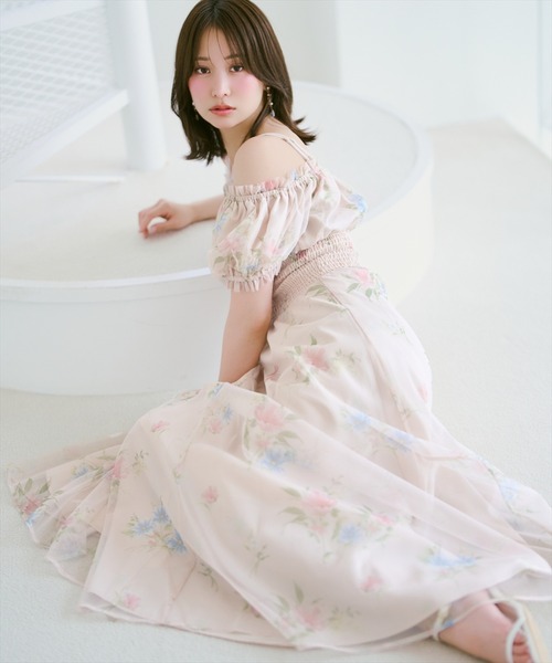 WILLSELECTION（ウィルセレクション） ワンピース 半袖 フラワー