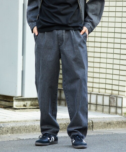 「FREAK'S STORE」 デニムパンツ MEDIUM ブラック メンズ_画像7