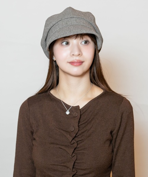 「CA4LA」 キャスケット ONESIZE グレー レディース_画像7