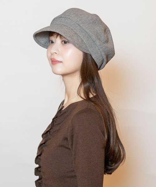 「CA4LA」 キャスケット ONESIZE グレー レディース_画像8