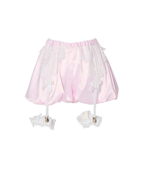 AVENCHUMU パンツ Race garter balloon short pants レディース
