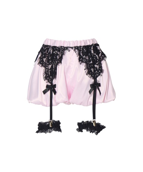 パンツ AVENCHUMU Race garter short pants AVENCHUMU パンツ Race garter balloon short pants レディース