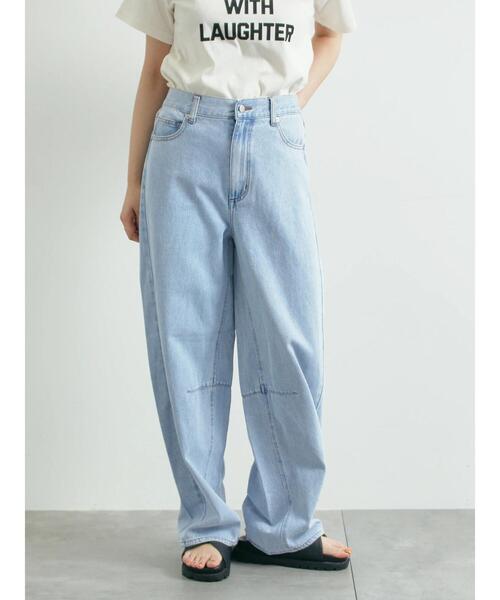 「SM2」 デニムパンツ L サックスブルー レディース_画像2