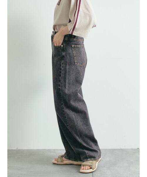 「SM2」 デニムパンツ L サックスブルー レディース_画像3