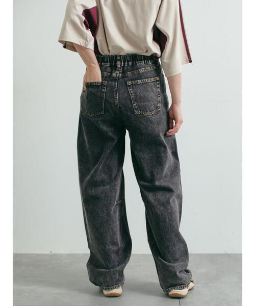 「SM2」 デニムパンツ L サックスブルー レディース_画像4