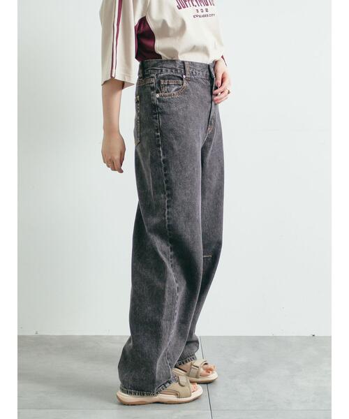 「SM2」 デニムパンツ L サックスブルー レディース_画像5
