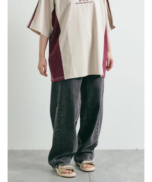「SM2」 デニムパンツ L サックスブルー レディース_画像8