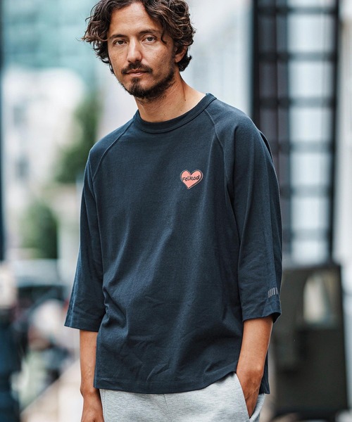 「felkod」 7分袖Tシャツ X-LARGE ブラック メンズ_画像7