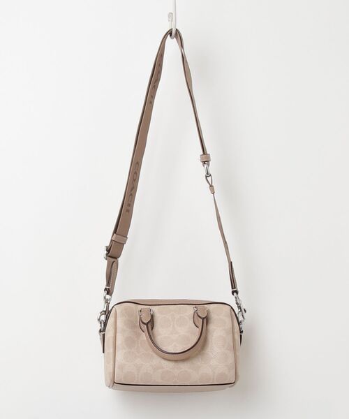 COACH（コーチ） ミニ ローアン クロスボディ バッグ - ベージュ