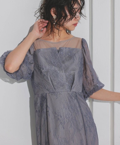 「Dorry Doll」 半袖ワンピース MEDIUM カーキ レディース_画像3