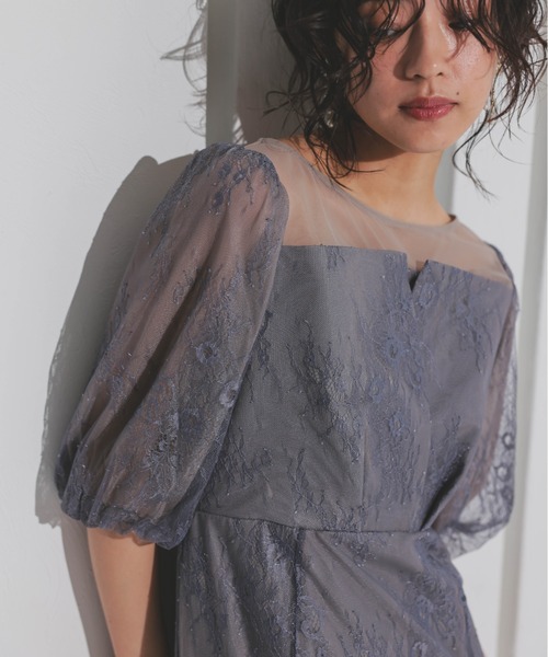 「Dorry Doll」 半袖ワンピース MEDIUM カーキ レディース_画像5