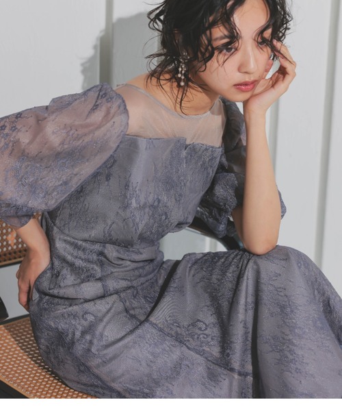 「Dorry Doll」 半袖ワンピース MEDIUM カーキ レディース_画像9