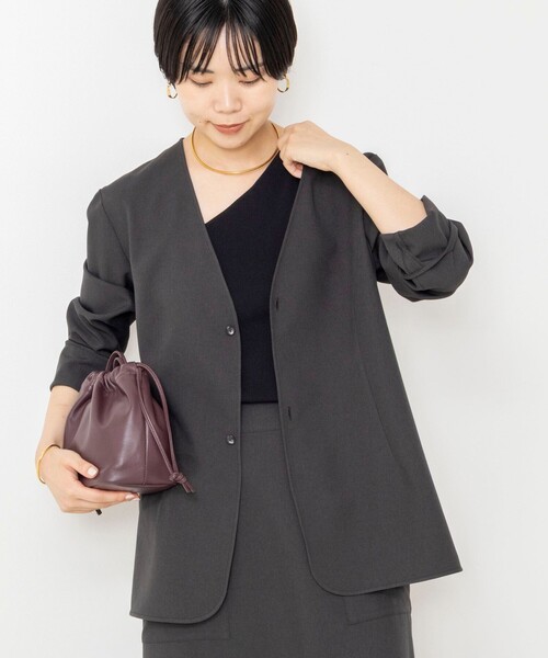 Rie Miller（リエミラー） ジャケット ノーカラージャケット