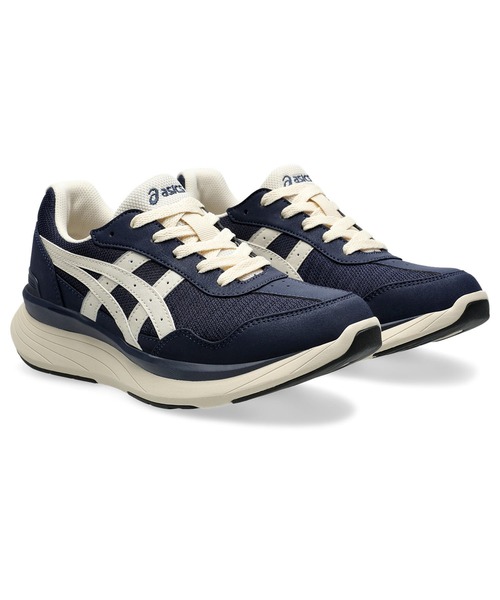 「ASICS WALKING」 ローカットスニーカー 24.0cm ネイビー レディース_画像9