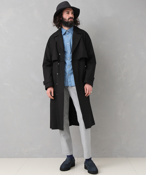 SYU トレンチコート GU公式 | ショートトレンチコート by rokh