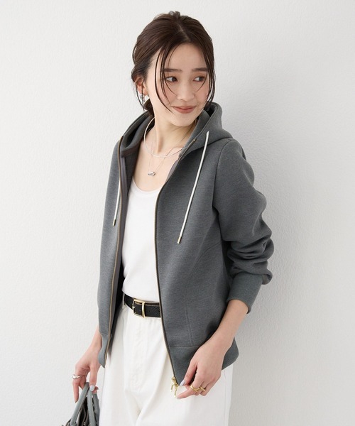 超美品 RIVE DROITE リヴドロワ スポンジダンボールZIPパーカー RIVE DROITE（リヴドロワ） パーカー WEB限定/累計販売数9，000枚突破