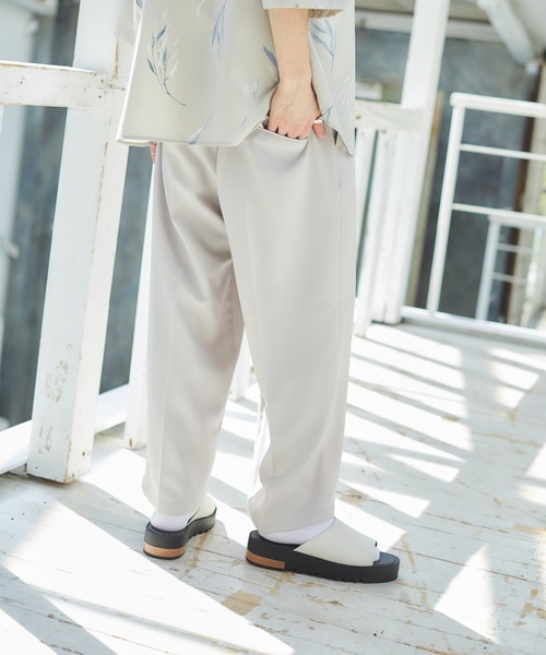 パンツ スラックス Action texture tapered wide slacks/アクションテクスチャーテーパードワイドスラックス|ZOZOTOWN |12
