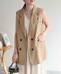 23区 テーラードジレ　S〜L 38 ベスト　完売　グレー　人気商品　美品 sakishimatokyo ベスト ジレ テーラードベスト/ジレ レディース