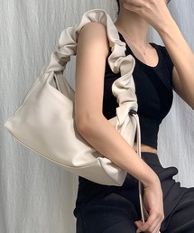 cream creme トートバッグ シャーリング2WAYレザートートバッグ