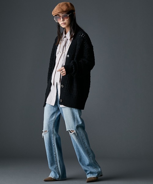 GEVS. ジーンズ デニム デニムパンツ 「大きいサイズ」綿100