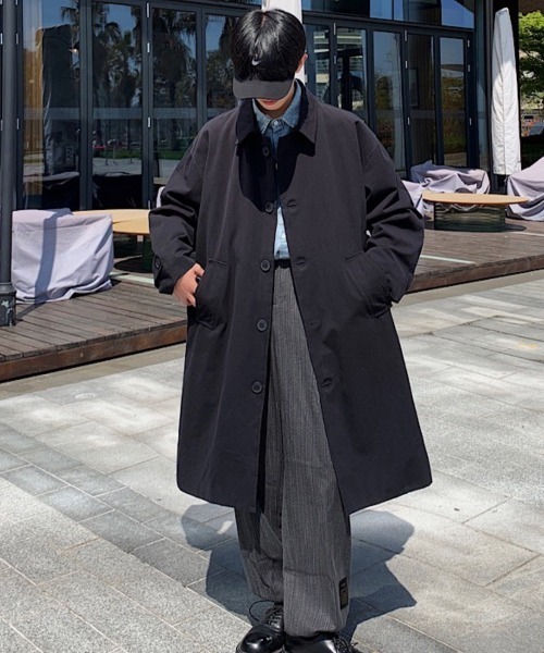 ARCHIVER ステンカラーコート コート 「Bl」「LAnGe」 ルーズステン