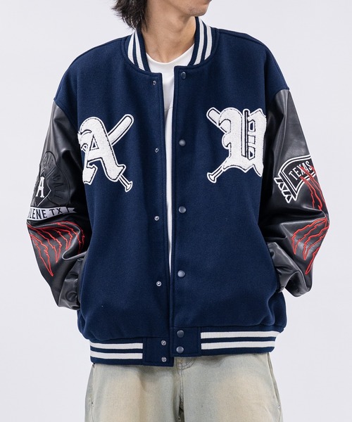 SOLIOST スタジャン ブラック Lサイズ JOHN'S CLOSET（ジョンズクローゼット） スタジャン 「13」メルトン