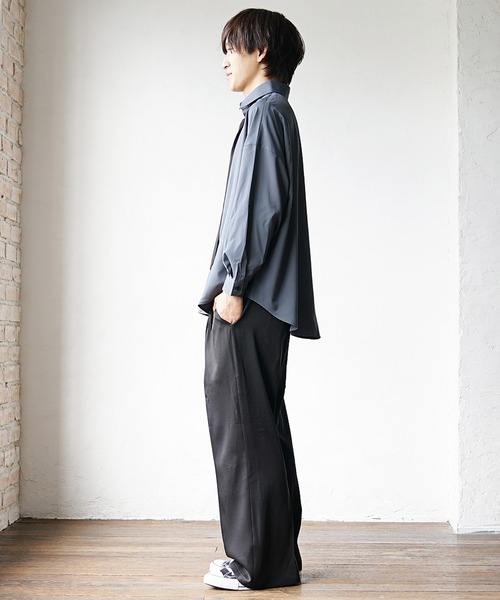 MinoriTY（マイノリティ） シャツ ストレッチネクタイ付ボウタイシャツ