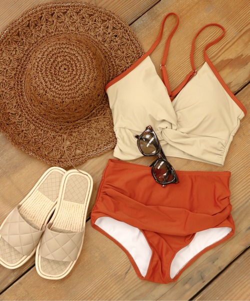 Per sist ence（パーシエンス） 水着 フロントクロス ハイウエスト