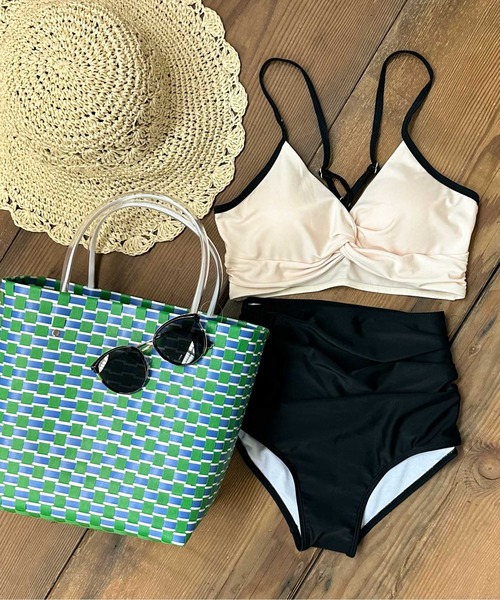 Per sist ence（パーシエンス） 水着 フロントクロス ハイウエスト