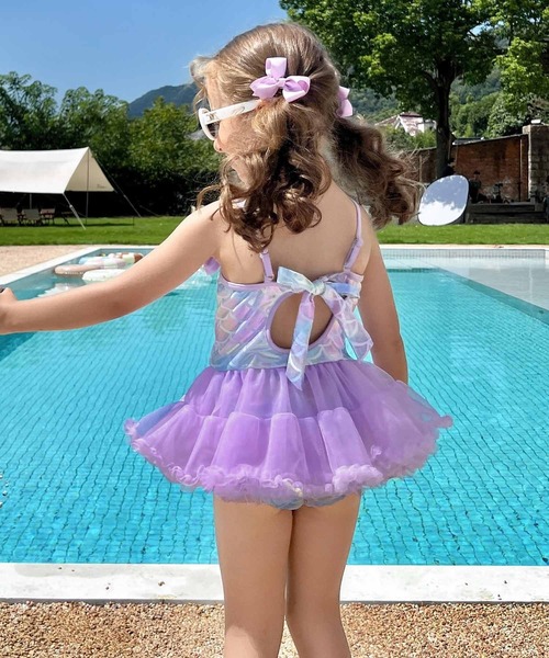 OSYAREVO（オシャレボ） 水着 キッズ マーメイド チュール ワンピース