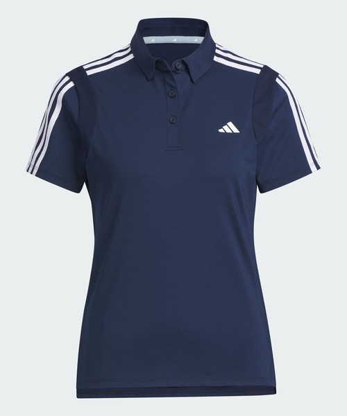adidas ポロシャツ ポロ HEAT. RDYスリーストライプス 半袖