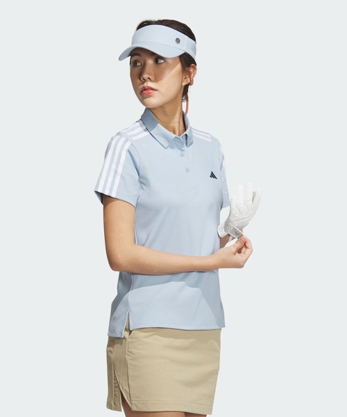 adidas ポロシャツ ポロ HEAT. RDYスリーストライプス 半袖