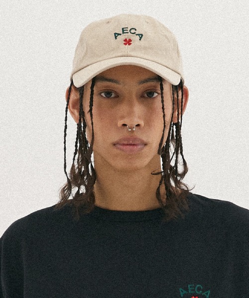 AECA WHITE キャップ 帽子 CLOVER LOGO CAP メンズ レディース