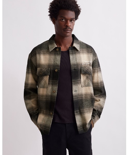 Saturdays NYC シャツ Driessen Flannel Overshirt メンズ : ZOZOTOWN 