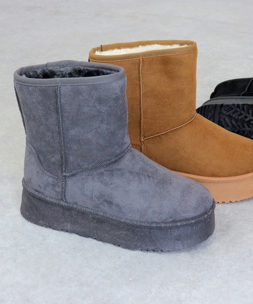 Dedes（デデス） ブーツ 厚底 ムートン ミドルブーツ (6363)(6364