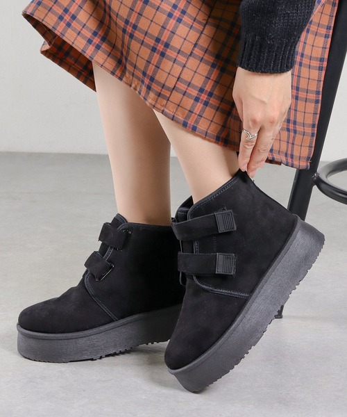 Dedes（デデス） ブーツ 厚底 ムートン ミドルブーツ (6363)(6364