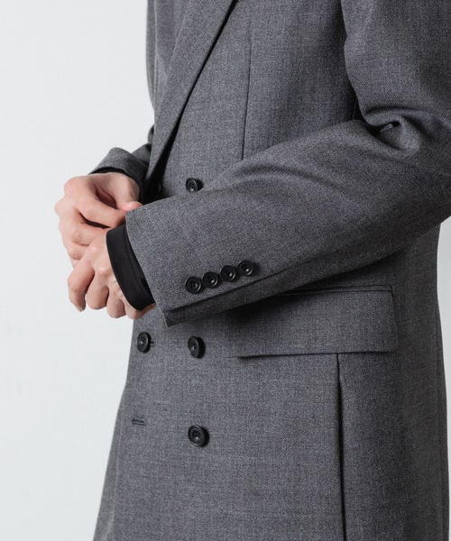 ATO（アトウ） チェスターコート コート DOUBLE BREASTED CHESTERFIELD