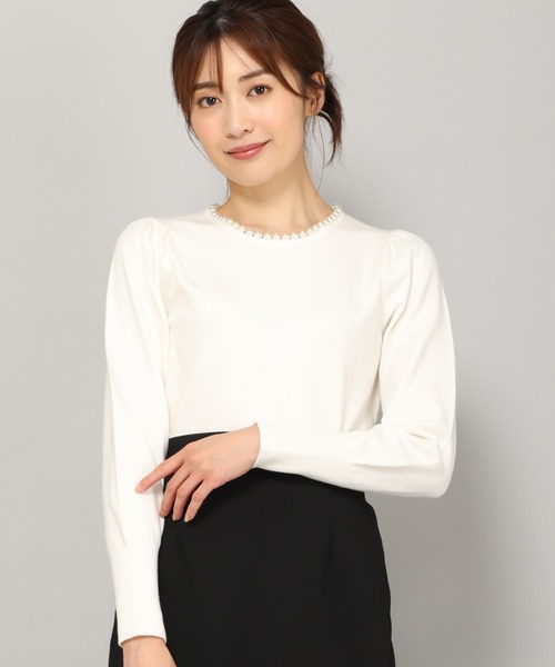 MISCH MASCH（ミッシュマッシュ） ニット セーター 2023秋冬新作パール