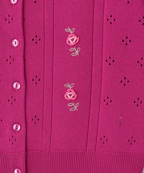 TOCCA カーディガン TINY ROSE KNIT レディース : ZOZOTOWN