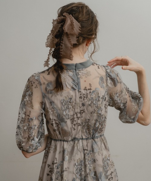 Dorry Doll（ドリードール） ドレス フラワーエンブロイダリードレス